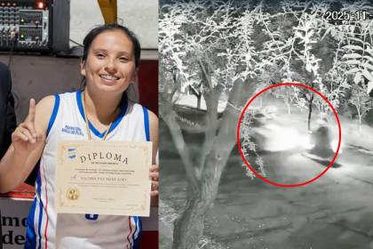 Imágenes fuertes: Una joven en moto es impactada de frente por un auto que huye del lugar