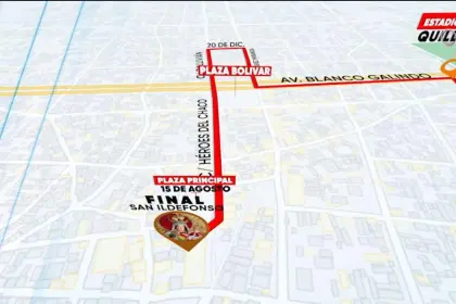 Conozca cuál será el recorrido que se realizará para la Entrada Folclórica por la Virgen de Urkupiña