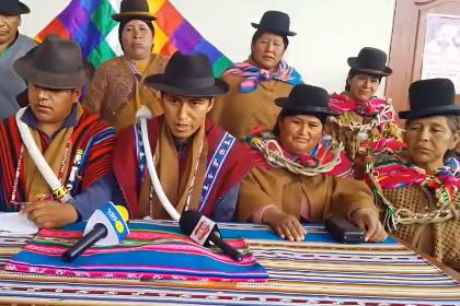 Estado de excepción: Dirigente de Túpac Katari dice que cada provincia analiza la situación y después emitirá una resolución oficial