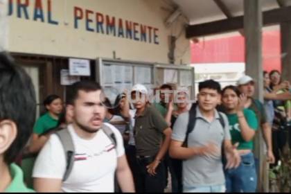 Universitarios se enfrentan y hay heridos en la Uagrm en el último día de postulaciones a la FUL