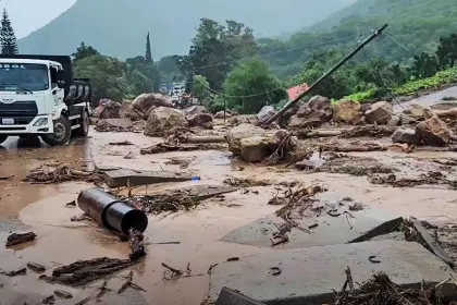 Tres departamentos fueron golpeados por la lluvia caída este lunes por la madrugada