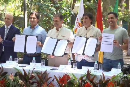 Gobierno y Alcaldía cruceña firman convenio de “más de Bs 1.100 millones” para salud, educación e infraestructura