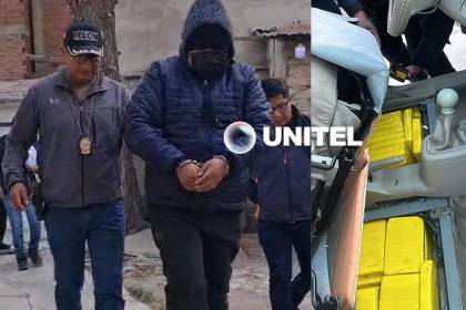 Envían a la cárcel al policía hallado con 54 paquetes de cocaína en la carretera La Paz - Oruro, según Fiscalía