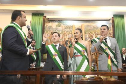 Luisa Nayar asume la Presidencia del Concejo Municipal de Santa Cruz de la Sierra