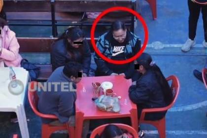 Video capta al expresidente Luis Arce en el patio de la cárcel de San Pedro