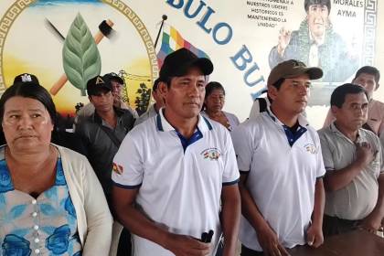 Una de las Seis Federaciones del Trópico se desmarca de Evo y brinda respaldo a Andrónico 