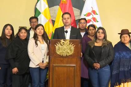 Lara le pide al presidente agotar el camino del diálogo y que “escuche a los miembros de la COB”