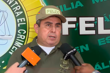 Jhonny Coca asume como nuevo director de la Felcc de Santa Cruz