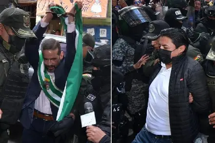 Se instala la audiencia de revisión de detención preventiva de Camacho y Pumari