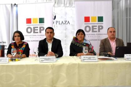 Debates del TSE: “Posiblemente uno sea en Santa Cruz y otro en La Paz”, señala vocal Vargas