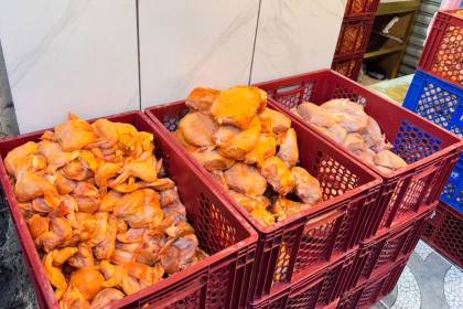 Este lunes, el precio del kilo de pollo ronda entre los Bs 16 y Bs 18 en mercados del eje central