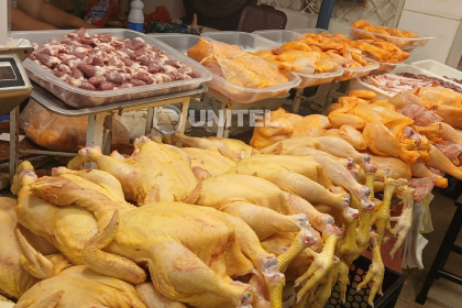 “No quieren comprar”: Baja la demanda de pollo y cerdo en mercados de Santa Cruz y La Paz