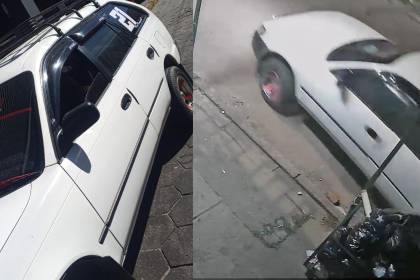 Roban un vehículo que fue estacionado afuera de un billar de la zona sur de Santa Cruz