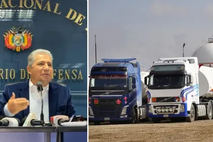 Ministro de Defensa dice que empresarios apuntan a privatizar el negocio del combustible y “matar a YPFB”