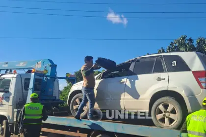 Video: Investigan a presuntos policías implicados en accidente con vuelque en el séptimo anillo de Santa Cruz