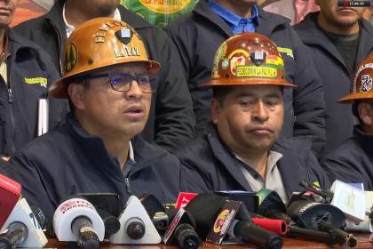 La Paz: Cooperativas mineras anuncian movilizaciones al no ser atendidos por el presidente