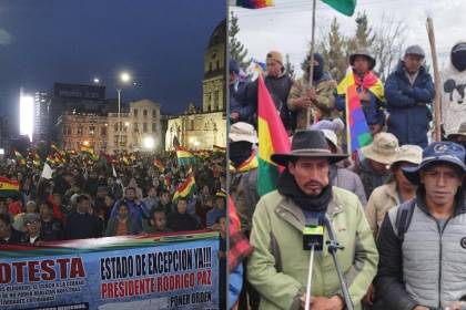 Cabildo de La Paz exige Estado de excepción mientras marchas se alistan para entrar a la ciudad