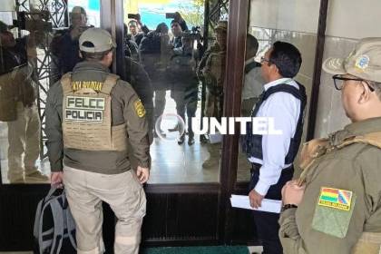 Allanan la vivienda del expresidente Arce por el caso de legitimación de ganancias ilícitas en el que es investigado su hijo