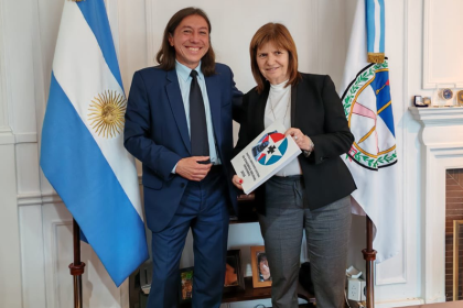 Personero del PDC se reunió con Patricia Bullrich, ministra de Seguridad de Javier Milei