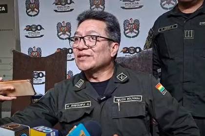 Policía de Chuquisaca descarta aprehensión del edecán de Roger Mariaca