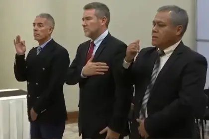 Ministro de Planificación posesiona a tres viceministros dependientes de su cartera