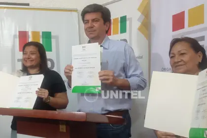 TED de Santa Cruz acredita a tres asambleístas que pasan a ocupar sus curules como titulares