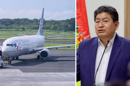 Ministro Montaño dice que “es mentira” que Bolivia sea parte de la “lista negra” de países que bloquean fondos de aerolíneas