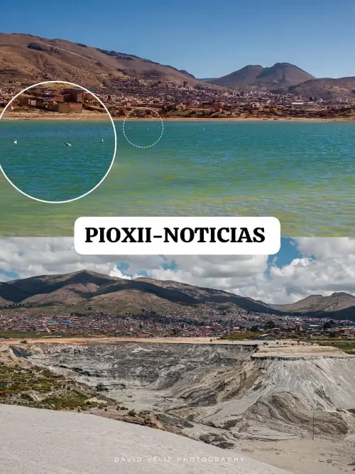 El antes y después de la zona de emergencia.