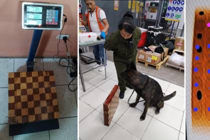 Intentaban enviar droga a España en un tablero de ajedrez, pero un can los puso en ‘jaque’