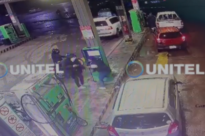 Video: Así fue el atraco a un surtidor en la avenida Virgen de Cotoca