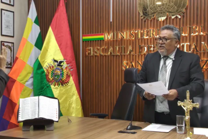 Mabel Andrade asume como fiscal departamental de Santa Cruz interina tras aprehensión de Alberto Zeballos