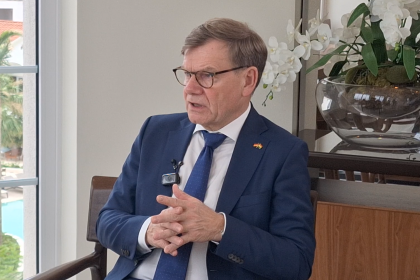  Ministro alemán se reúne con el canciller Aramayo y se espera el encuentro con Paz y Camacho