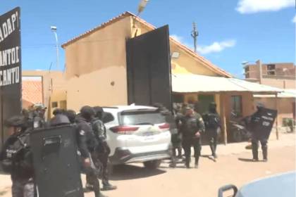 Mariaca es ingresado a la cárcel de Cantumarca para cumplir su detención preventiva por dos procesos