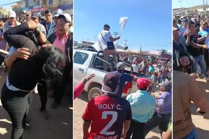 San Julián: Peleas, petardos y piedras obligan a suspender acto de proclamación de Andrónico