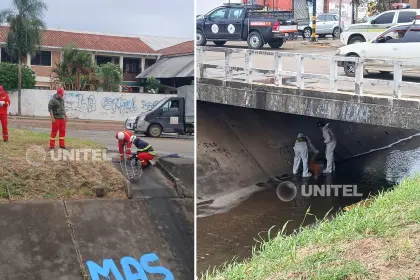 Hallan a un hombre muerto en un canal de drenaje tras la intensa lluvia en Santa Cruz