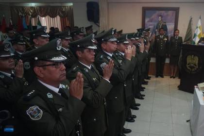 Estos son los nuevos jefes nacionales de la Policía posesionados este jueves