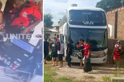 Video confirma que hinchas del Flamengo aprehendidos cometieron diferentes robos a su paso por Santa Cruz