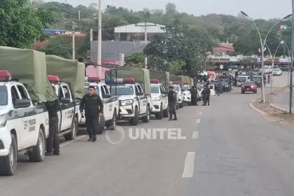 Ante denuncia de retención de personas y avasallamiento, despliegan contingente de 250 policías en Guarayos