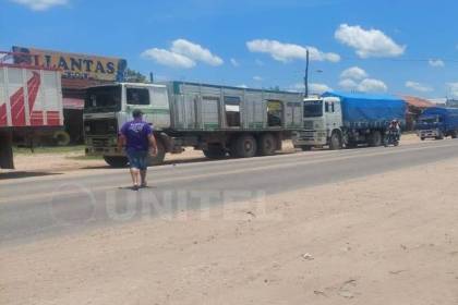 Falta de diésel paralizó el 70% de las actividades del transporte pesado cruceño, señala dirigente