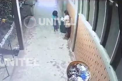 Imágenes reveladoras: Captan momentos previos a la desaparición de la niña encontrada sin vida en Ivirgarzama