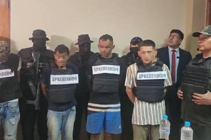 Caen cuatro miembros del Comando Vermelho ligados a un asesinato a tiros en Riberalta