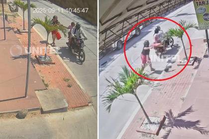 Santa Cruz: Delincuentes en moto atracan y arrastran a una mujer en la zona de Los Lotes