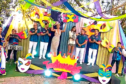 Con un gran escenario y alegría, La Revista recibió a Camila I, soberana del Carnaval cruceño 2026