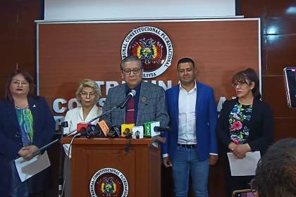 Tras denuncia de Saucedo, magistrados “autoprorrogados” del TCP dicen que se busca truncar la segunda vuelta