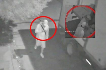 Cámara registra como un hombre es golpeado y subido por la fuerza a un vehículo