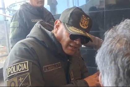 Policía dice que cívicos de Potosí no tenían autorización para ingresar al hemiciclo de Diputados 