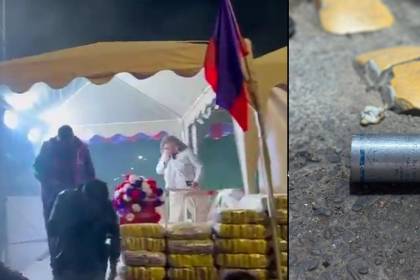 Manfred denuncia ataque con granada de gas en acto de inauguración de una casa de campaña al sur de Cochabamba