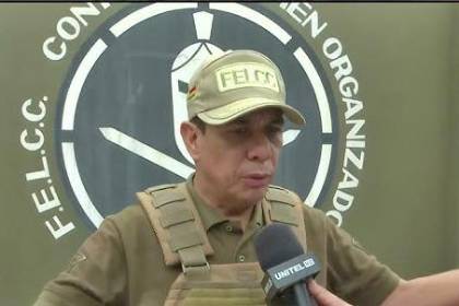 Remueven a Gilmar Valencia del cargo de director de la Fuerza Anticrimen de Santa Cruz