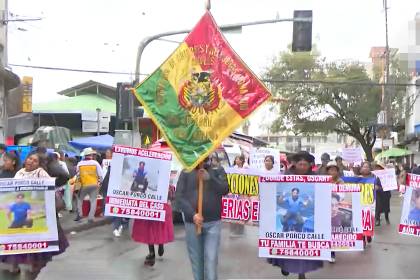 A 41 días de no saber de él, allegados de joyero desaparecido marcharon para exigir celeridad en la investigación