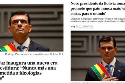 De “nueva era” a “fin del MAS”: la prensa internacional destaca la posesión de Rodrigo Paz